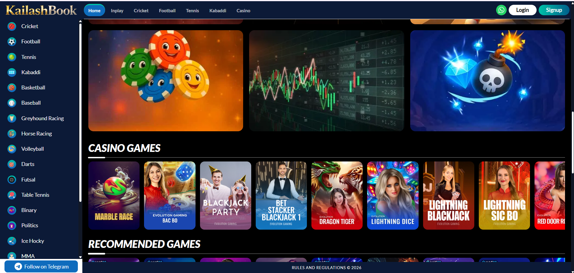 Casino Games and Recommended Games
